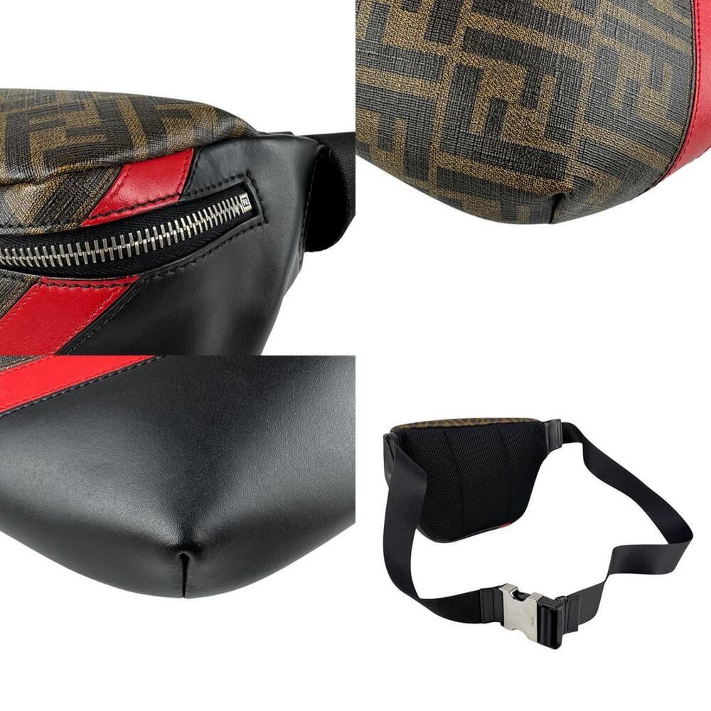 Fendi Leather Zucca Brown Body Waist Bag - Picture 4 of 4